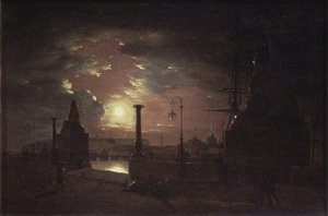 Herfstnacht in Sint-Petersburg, 1835