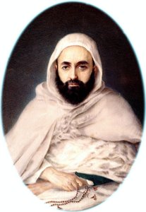 Portret van Emir Abd-el-Kader, 1852