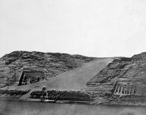 Oude Egyptische Tempels, Egypte, 1852 door Maxime Du Camp