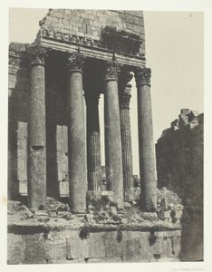 Baalbeck (Heliopolis), Tempel van Jupiter, Gezien vanuit de zuidoostelijke hoek; Syrië