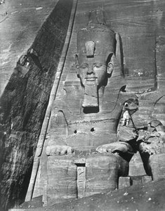 Kolossaal standbeeld, Egypte, 1852