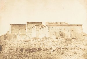 Ensemble van de Tempel van Isis in Philae - Zicht vanaf het noorden door Maxime Du Camp