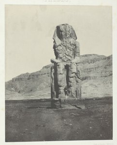 Gournah, Colosse Monolithe van Amenophis III, Thebe, 184951, gedrukt 1852 door Maxime Du Camp