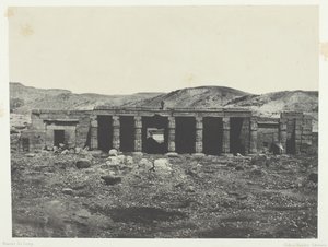Gournah, Palais de Ménephta 1er, Thebe, 1849-51, gedrukt 1852 door Maxime Du Camp