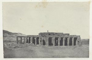 Gournah, Graf van Osymandias; Thebe, plaat 58 uit het album "Egypte, Nubie, Palestina et Syrie" (1852) door Maxime Du Camp