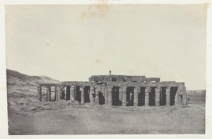 Gournah, Graf van Osymandias; Thebe, plaat 58 uit het album "Egypte, Nubie, Palestina et Syrie" (1852) door Maxime Du Camp