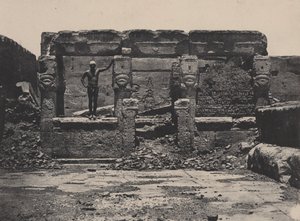 Grote Tempel van Dendera (Teutyres), Opper-Egypte door Maxime Du Camp