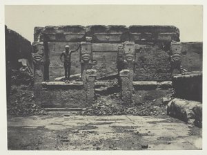 Grote Tempel van Dendera (Teutyres), Opper-Egypte door Maxime Du Camp