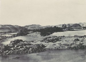 Haute-Egypte. Ingang van de eerste Cataract, 1850 door Maxime Du Camp