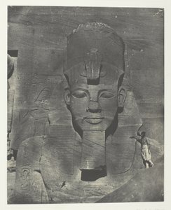 Ibsamboul, Colosse Médial (Enfoui) du Spéos de Phrè Nubie, Palestine et Syrie, plaat 106 uit het album "Egypte, Nubie, Palestine et Syrie" (1852)