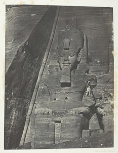 Ibsamboul, Colosse Oriental Du Grand Spéos De Phrè, Nubië, 184951, gedrukt 1852 door Maxime Du Camp