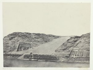 Ibsamboul, Les Deux Spéos, Nubië, 1849-51, gedrukt 1852 door Maxime Du Camp