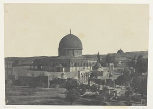 Jeruzalem, Omar Moskee; Palestina door Maxime Du Camp