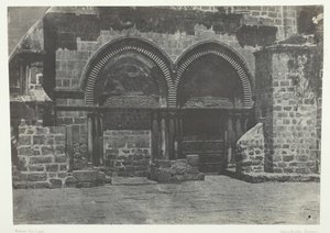 Jeruzalem, onderste arcades van de Heilig Grafkerk, Palestina, 1849-51, gedrukt 1852