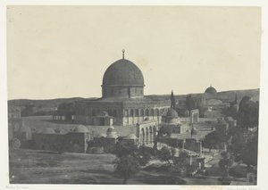 Jeruzalem, Moskee van Omar, Palestina, 1849-51, gedrukt 1852
