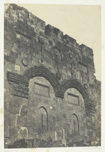 Jeruzalem, Gouden Poort (Bab-El-Daharieh), Palestina door Maxime Du Camp