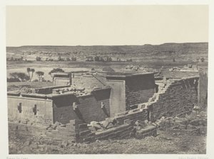 Kalabscheh, Algemeen Uitzicht op de Tempel van Kalabscheh (Talmis); Nubië door Maxime Du Camp