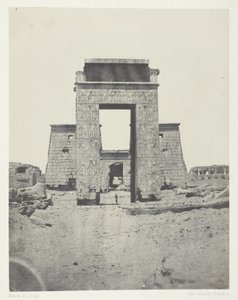 Karnak, Propylon van de Tempel van Khons; Thebe door Maxime Du Camp