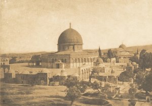 De Omar Moskee, in Jeruzalem, augustus 1850