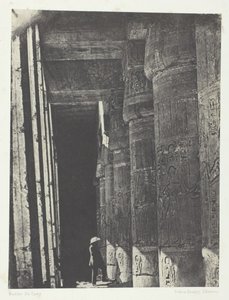 Médinet-Habou, Galerie van het Paleis van Ramsès-Méiamoun, Thebe, 184951, gedrukt 1852 door Maxime Du Camp