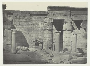Médinet-Habou, Peristyle van het paleis van Ramsès-Méiamoun; Thebe