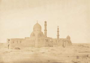 Moskee en Tombe van de Ajjoebiden, in Caïro, december 1849-januari 1850 door Maxime Du Camp