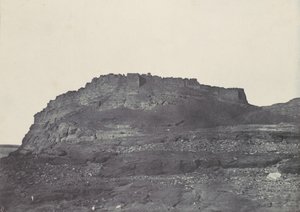 Nubië. Fort Ibrym Oud Premmis. Uitzicht naar het zuiden, 1850 door Maxime Du Camp