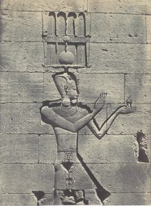 Nubië. Kalabscheh. Sculpturen van de Achtergevel van de Tempel, 1850