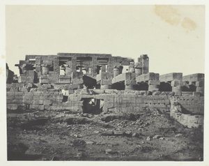 Paleis van Karnak, Zuidelijke Ingang van de Hypostyle Zaal; Thebe door Maxime Du Camp