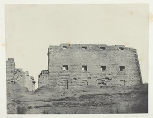 Palais de Karnak, Grands Pylones du Sud-Ouest, Thebe door Maxime Du Camp