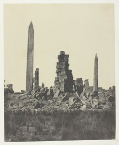 Palais de Karnak, Les Obélisques, Thebe, 1849-51, gedrukt 1852