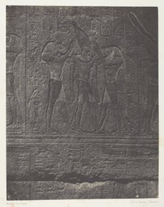 Palais de Karnak, Exterieure Sculpturen van het Granieten Heiligdom; Thebe door Maxime Du Camp