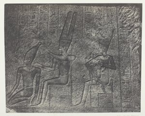 Palais de Karnak, Externe sculpturen van het granieten heiligdom; Thebe