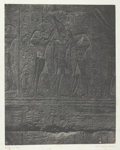 Paleis van Karnak, Externe Sculpturen van het Granieten Heiligdom, Thebe, 1849-51, gedrukt 1852