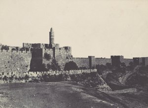Palestina. Jeruzalem. Westelijk Deel van de Muren