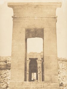 Propylon van de Tempel van Dandour Tropic of Cancer, april 1850 door Maxime Du Camp