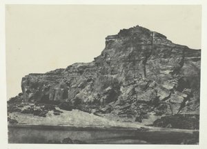Tweede cataract, Dgebel-Aboucir, Nubië, 1849-51, gedrukt 1852 door Maxime Du Camp