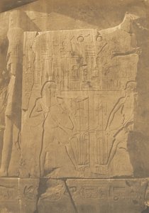 Beleg van de Monolithische Kolos van Amenophis III, in Thebe Details van de Beelden, 1849-50