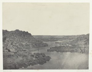 Sortie de la Première Cataracte, Haute-Egypte, 1849-51, gedrukt 1852 door Maxime Du Camp