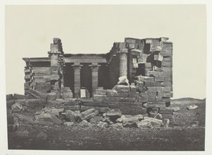 Tempel van Maharakkah Hièra Sycaminos van de Grieken, Nubië, 1849-51, gedrukt 1852