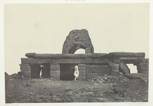 Tempel van Amada, Nubië, 1849-51, gedrukt 1852 door Maxime Du Camp