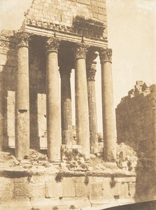 Tempel van Jupiter, in Baälbek Heliopolis, 15 september 1850