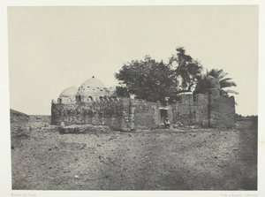 Tombeau de Cidi-Abdellah-el-Marabout, Boven-Egypte door Maxime Du Camp