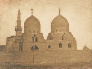 Tombe van Sultan El-Goury, in Caïro, december 1849-januari 1850 door Maxime Du Camp