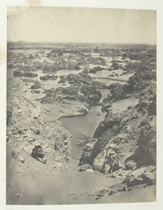 Vue Cavalière De La Seconde Cataracte, Nubië, 1849-51, gedrukt 1852 door Maxime Du Camp