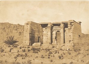 Vue du Temple de Tafah Taphis, 9 april 1850