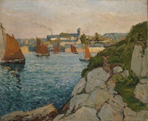 Douarnenez in de zon, 1897