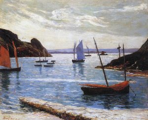 De Haven, Eiland van Brehat, Bretagne, 1892