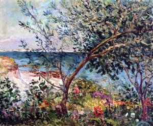 De tuin van de kunstenaar in Bretagne