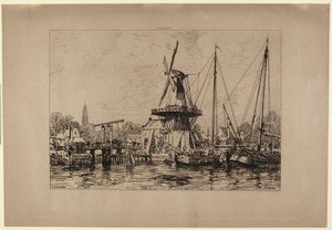 In Haarlem - 1877 door Maxime Lalanne